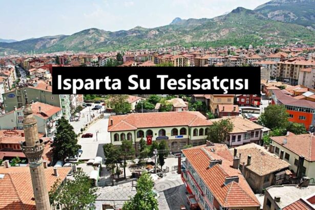 Isparta Su Tesisatçısı - Hızlı ve Güvenilir Su Tesisatı